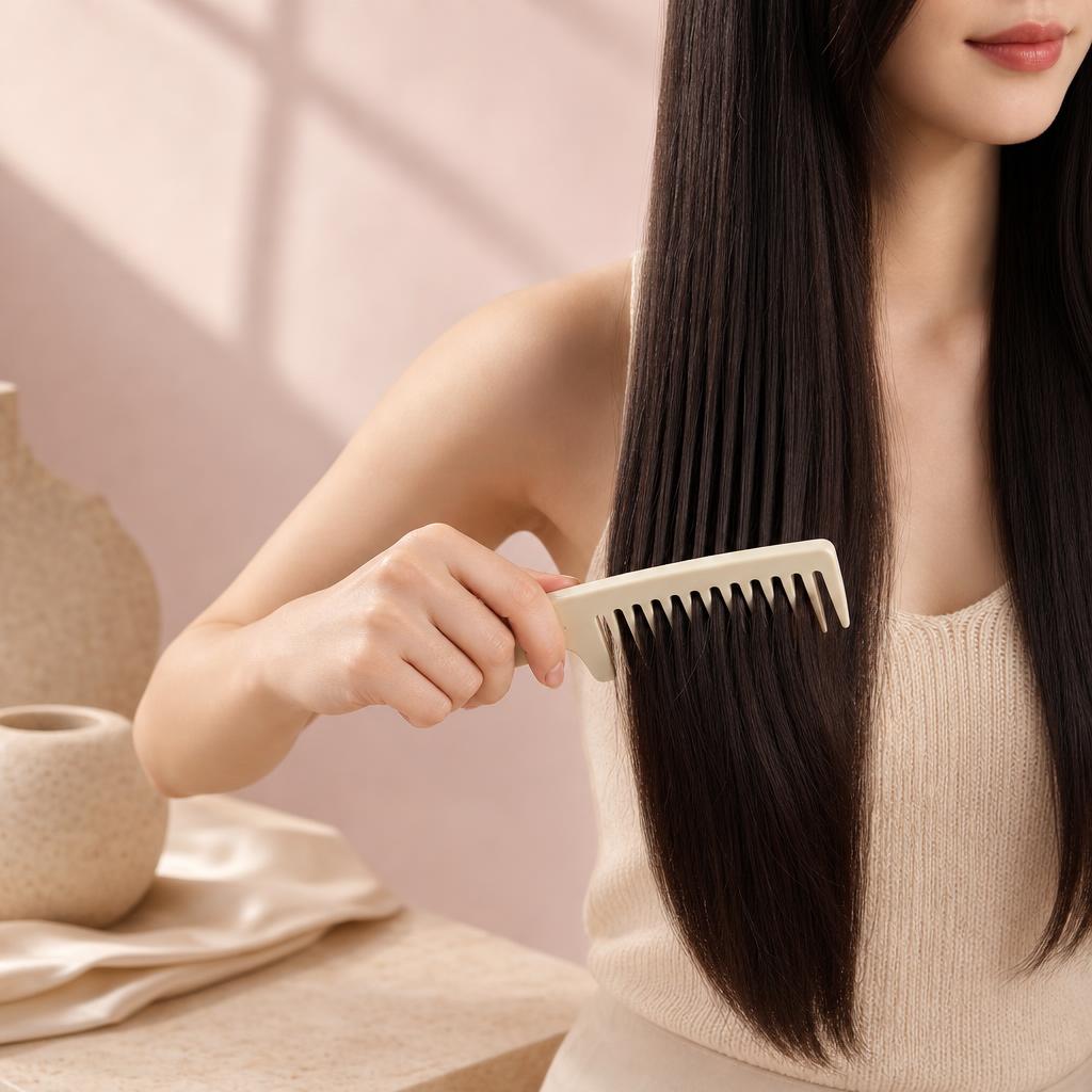 Cabello limpio y seco